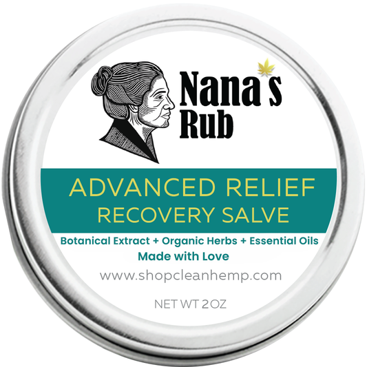 Nana's Rub Advanced Relief Recovery Salve | Organic Herbs + Essential oils