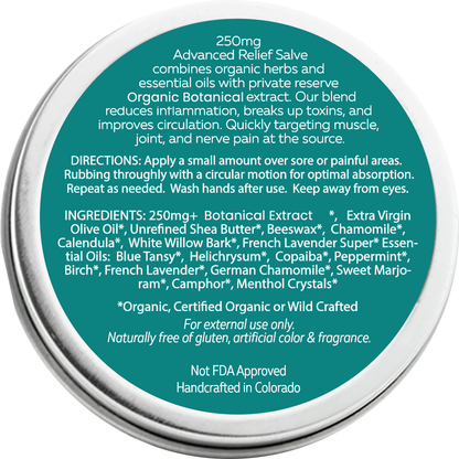 Nana's Rub Advanced Relief Recovery Salve | Organic Herbs + Essential oils