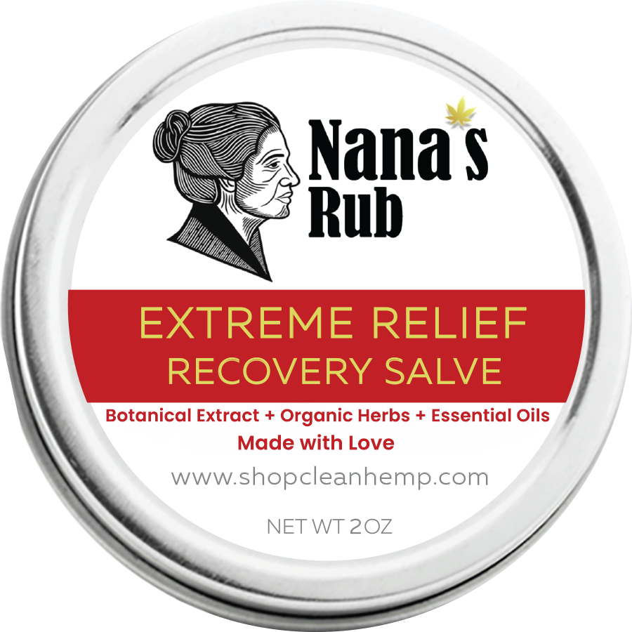 Nana's Rub Extreme Relief Recovery Salve | Organic Herbs + Essential oils