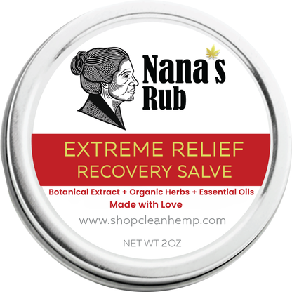 Nana's Rub Extreme Relief Recovery Salve | Organic Herbs + Essential oils