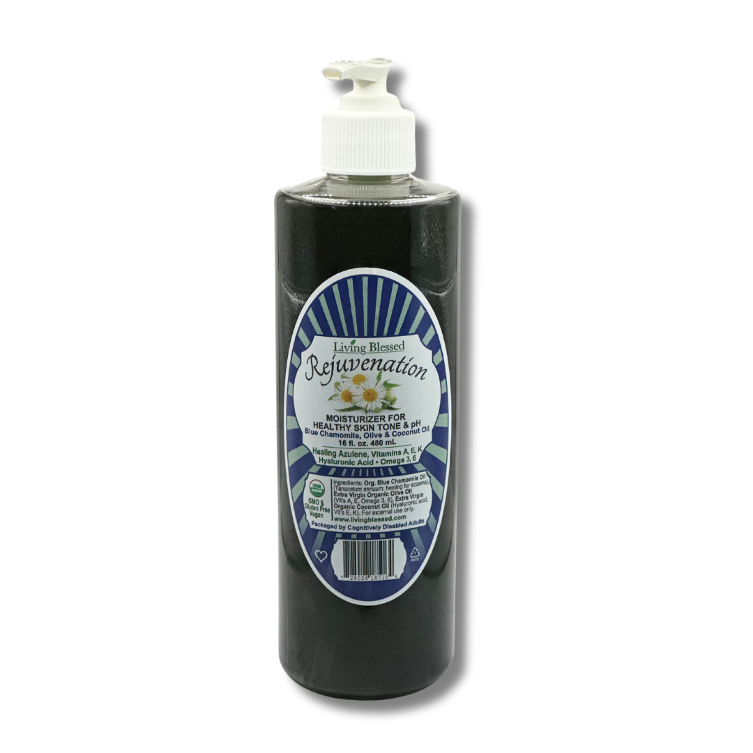 Formulated with clean, organic botanical ingredients - like blue chamomile